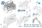 729906-92620 Yanmar Engine Gasket Kit สำหรับ Komatsu รถขุดขนาดเล็ก Diesel Motor