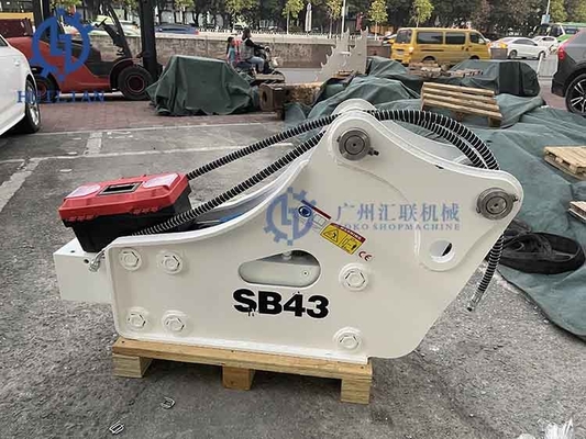 Soosan SB43 Breaker Side Mounted Hydraulic Hammer With 75mm Chisel Excavator Hydraulic Hammer